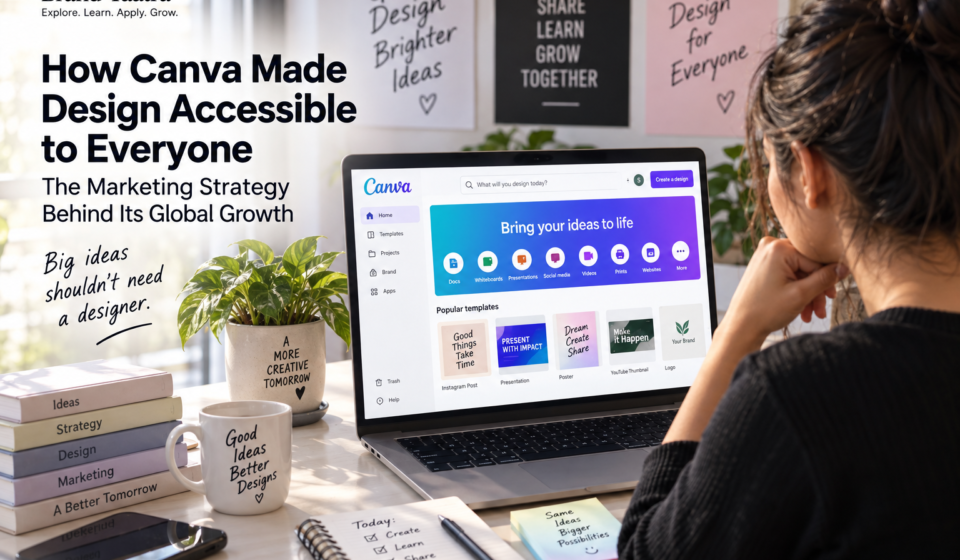 How Canva Made Design Accessible to Everyone: The Marketing Strategy Behind Its Growth