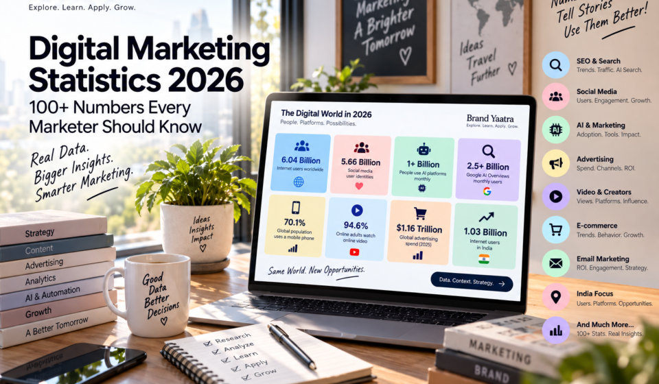 Digital Marketing Statistics 2026: 100+ Numbers Every Marketer Should Know