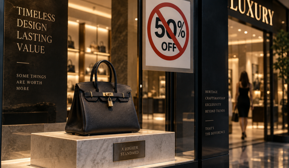 Why Luxury Brands Rarely Discount: The Psychology Behind Premium Pricing
