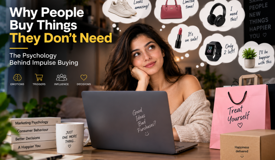 Why People Buy Things They Don't Need: The Psychology Behind Impulse Buying