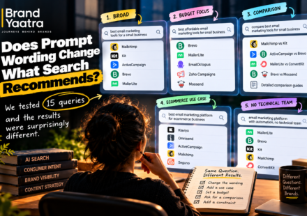 Does Prompt Wording Change What Search Recommends? We Tested 15 Queries